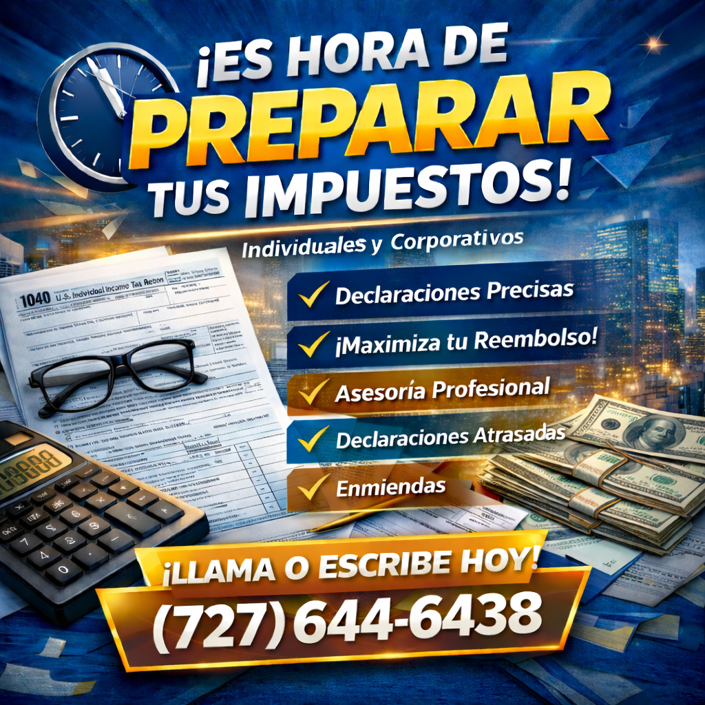 Taxes Individuales y Corporativos (Servicios Remotos)